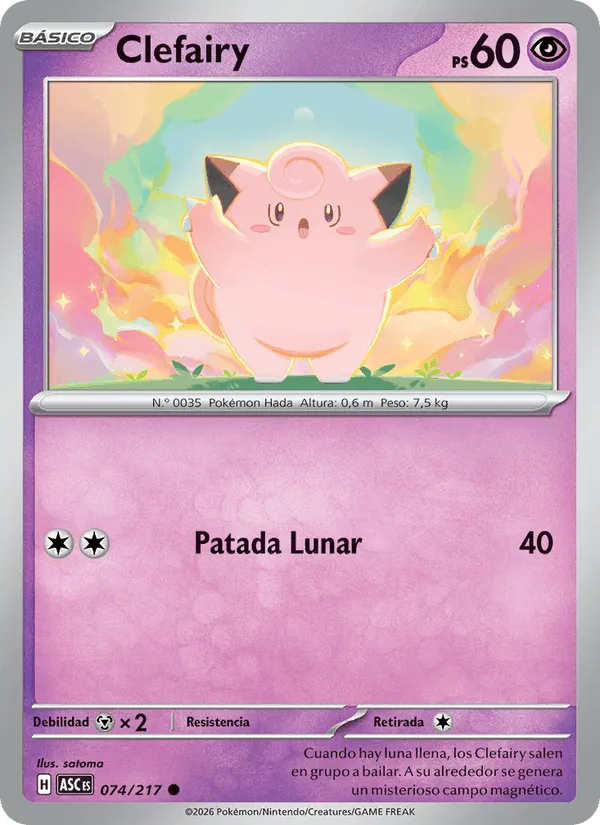 Clefairy · Héroes Ascendentes 074/217