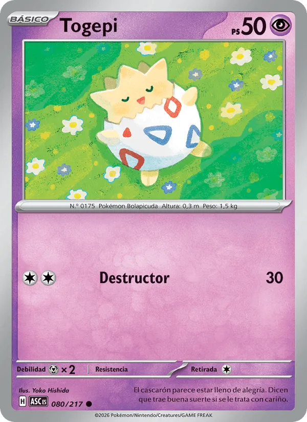 Togepi · Héroes Ascendentes 080/217