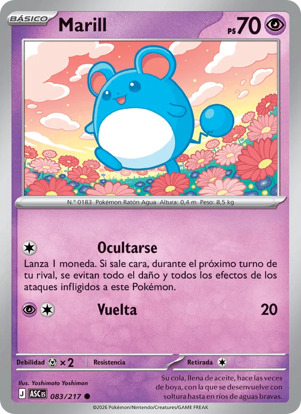 Marill · Héroes Ascendentes 083/217