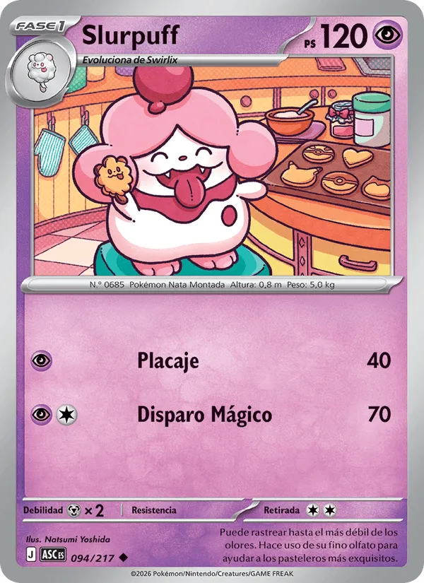 Slurpuff · Héroes Ascendentes 094/217