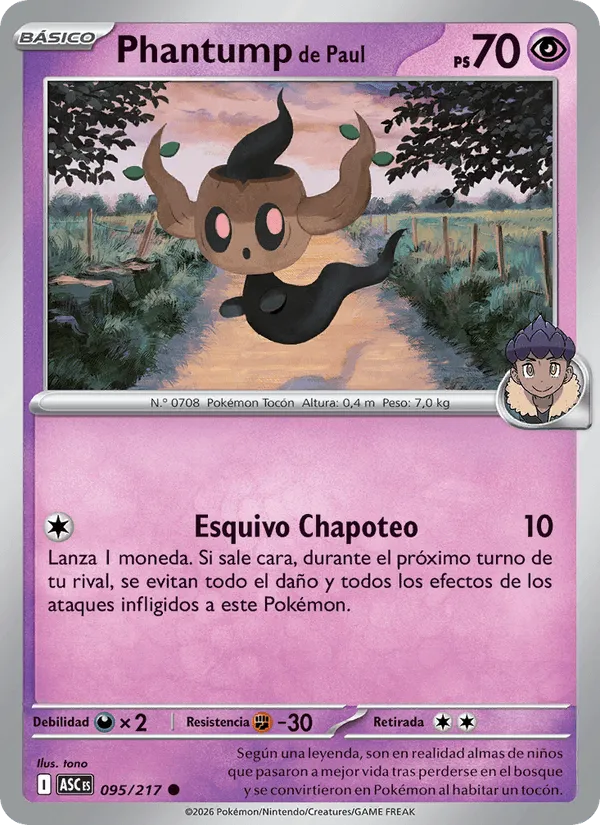 Phantump de Paul · Héroes Ascendentes 095/217