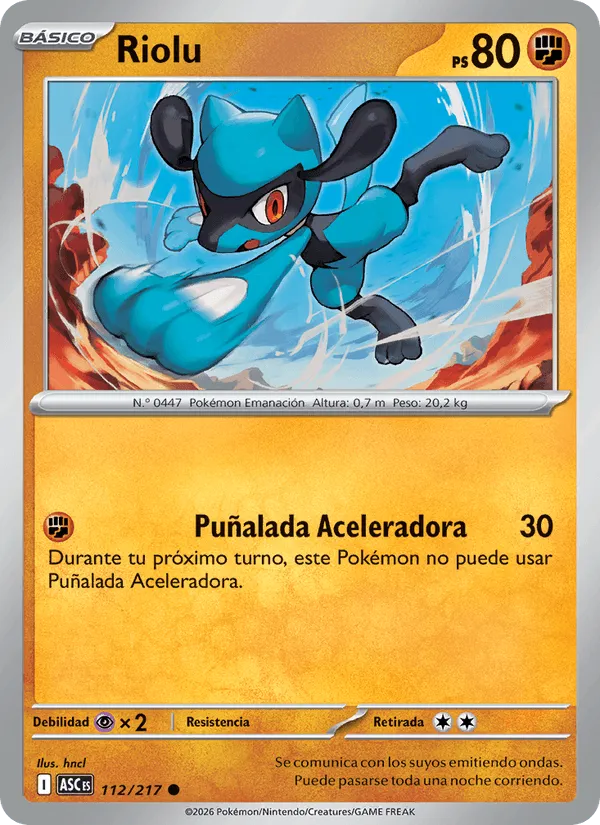 Riolu · Héroes Ascendentes 112/217