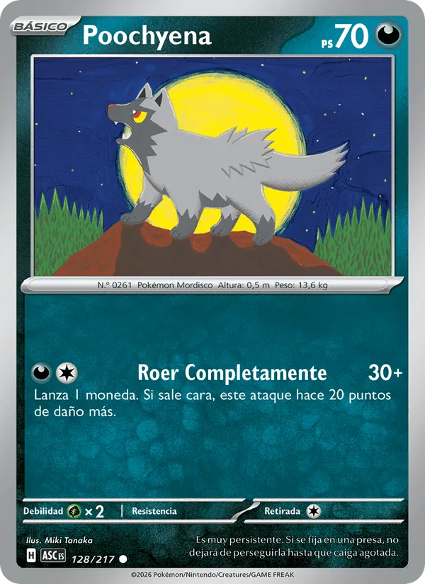 Poochyena · Héroes Ascendentes 128/217