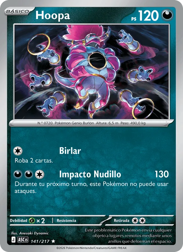 Hoopa · Héroes Ascendentes 141/217