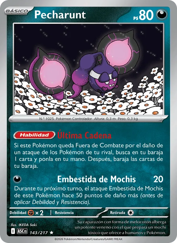 Pecharunt · Héroes Ascendentes 143/217