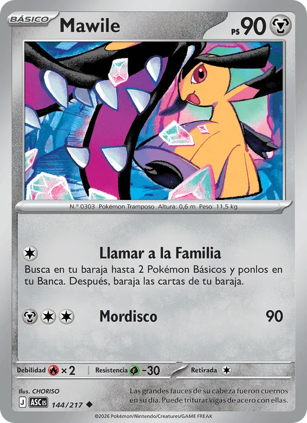 Mawile · Héroes Ascendentes 144/217