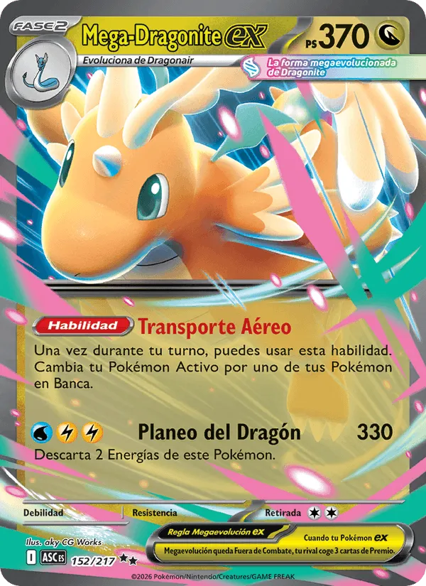 Mega-Dragonite ex · Héroes Ascendentes 152/217