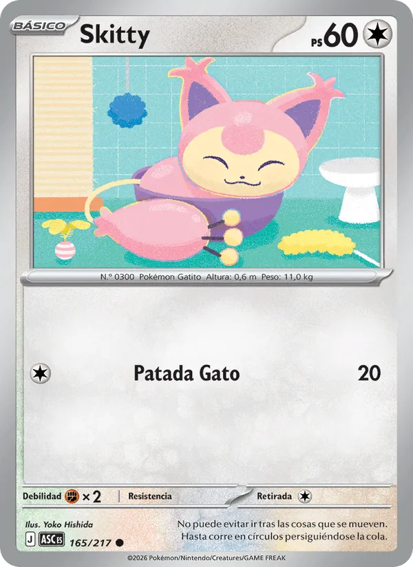 Skitty · Héroes Ascendentes 165/217