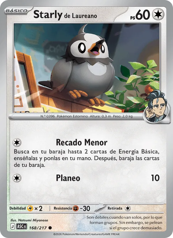 Starly de Laureano · Héroes Ascendentes 168/217
