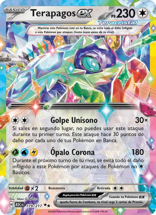Terapagos ex · Héroes Ascendentes 179/217