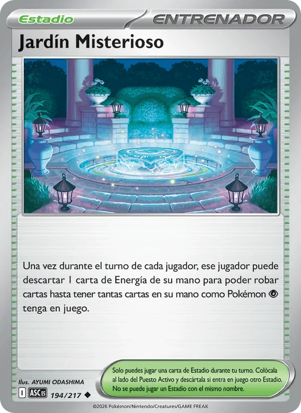 Jardín Misterioso · Héroes Ascendentes 194/217
