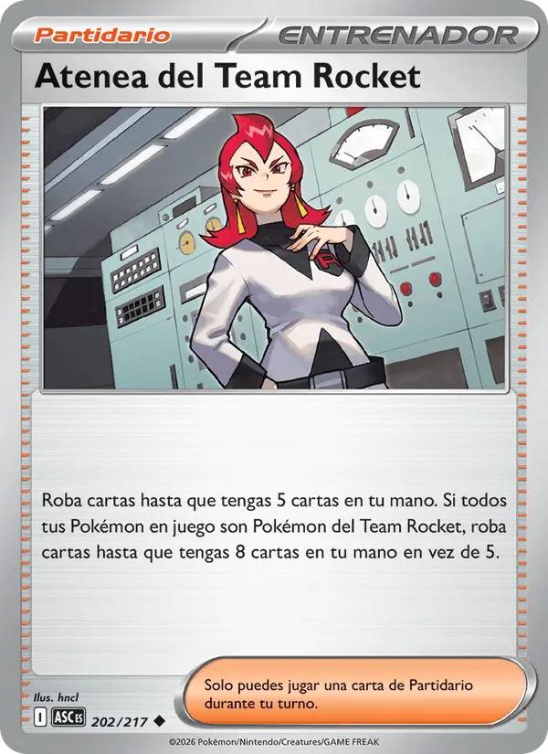 Atenea del Team Rocket · Héroes Ascendentes 202/217