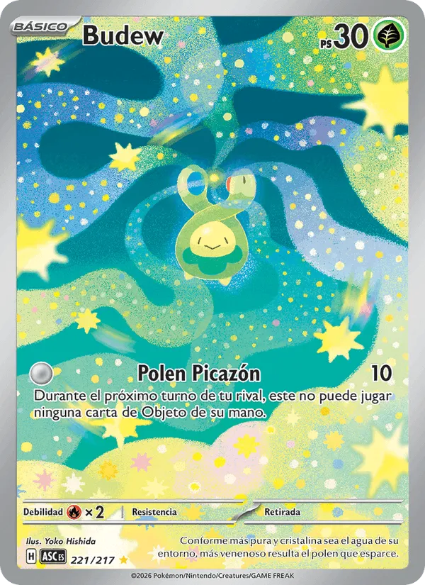 Budew · Héroes Ascendentes 221/217