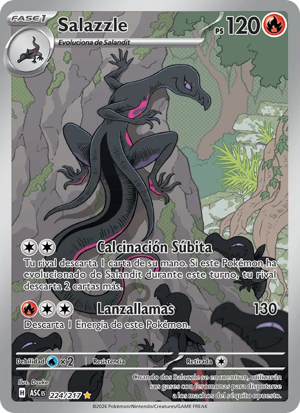 Salazzle · Héroes Ascendentes 224/217