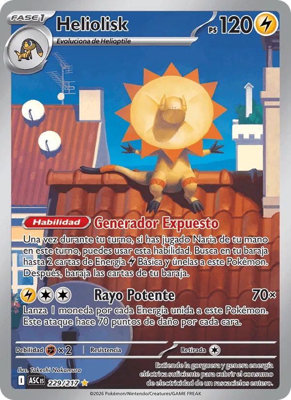 Heliolisk · Héroes Ascendentes 229/217