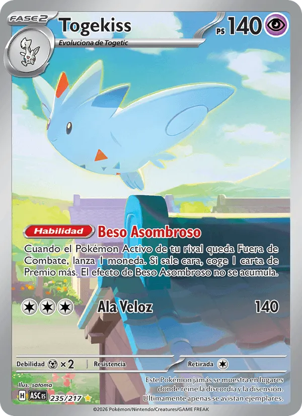 Togekiss · Héroes Ascendentes 235/217