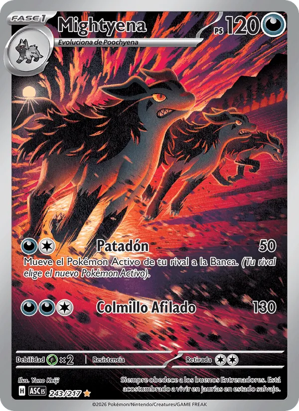 Mightyena · Héroes Ascendentes 243/217
