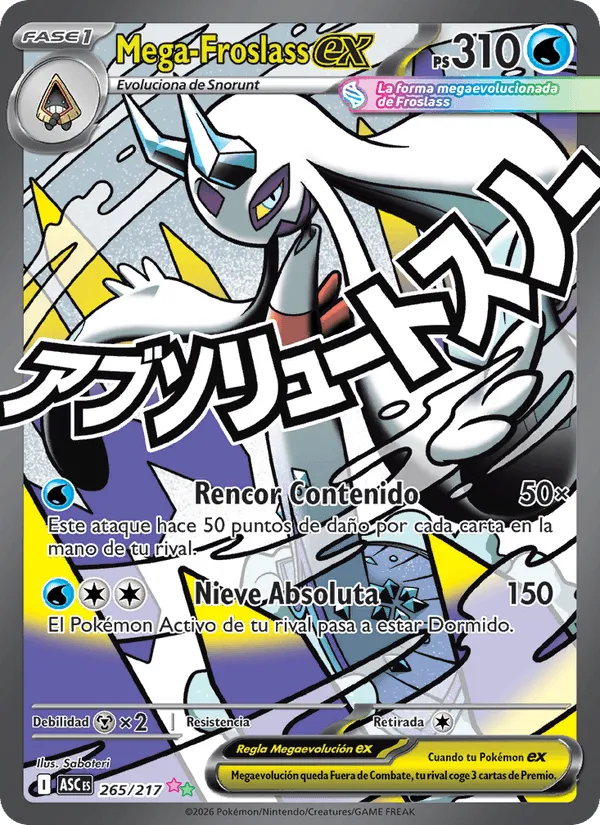 Mega-Froslass ex · Héroes Ascendentes 265/217