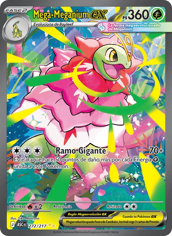 Mega-Meganium ex · Héroes Ascendentes 272/217