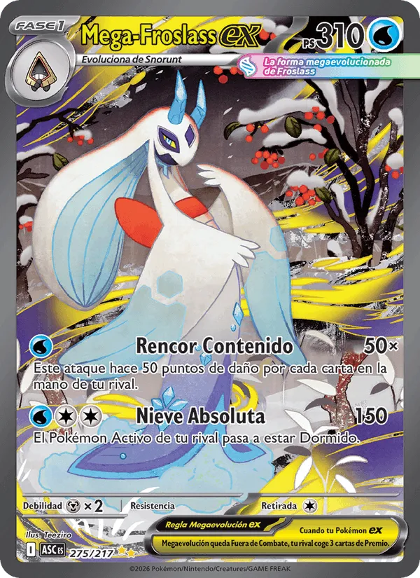 Mega-Froslass ex · Héroes Ascendentes 275/217