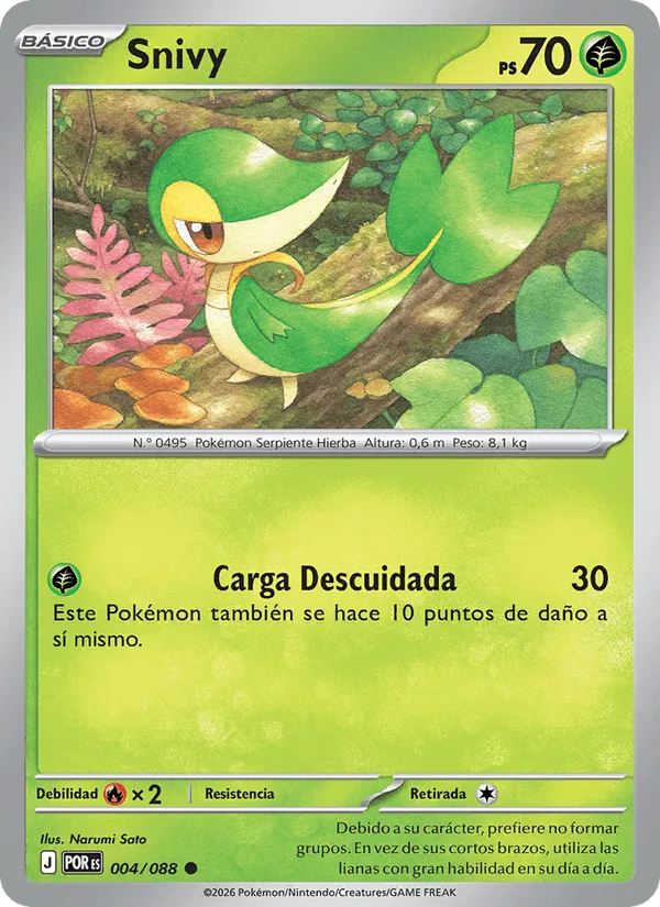 Snivy · Equilibrio Perfecto 004/88