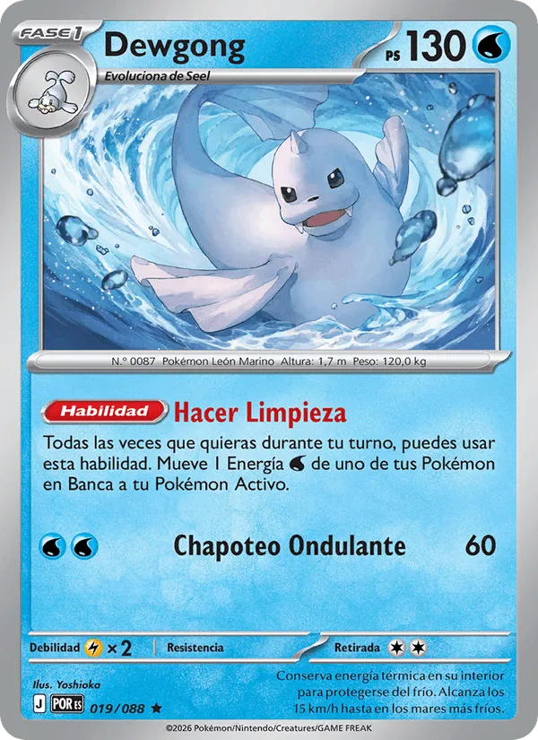 Dewgong · Equilibrio Perfecto 019/88