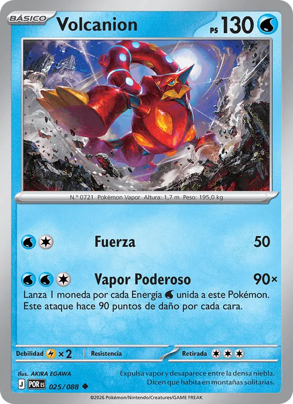 Volcanion · Equilibrio Perfecto 025/88