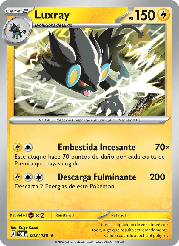 Luxray · Equilibrio Perfecto 028/88