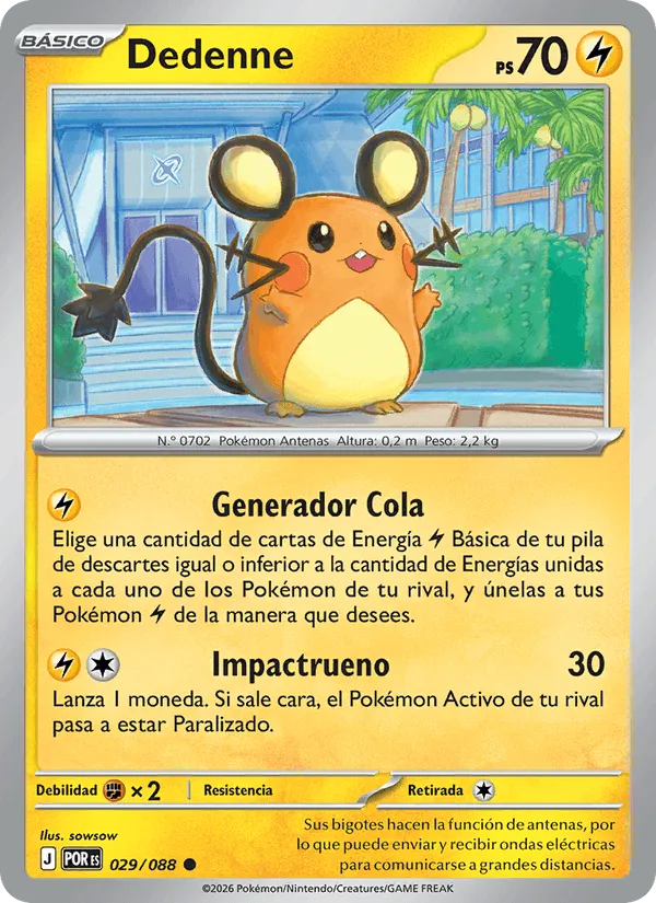 Dedenne · Equilibrio Perfecto 029/88