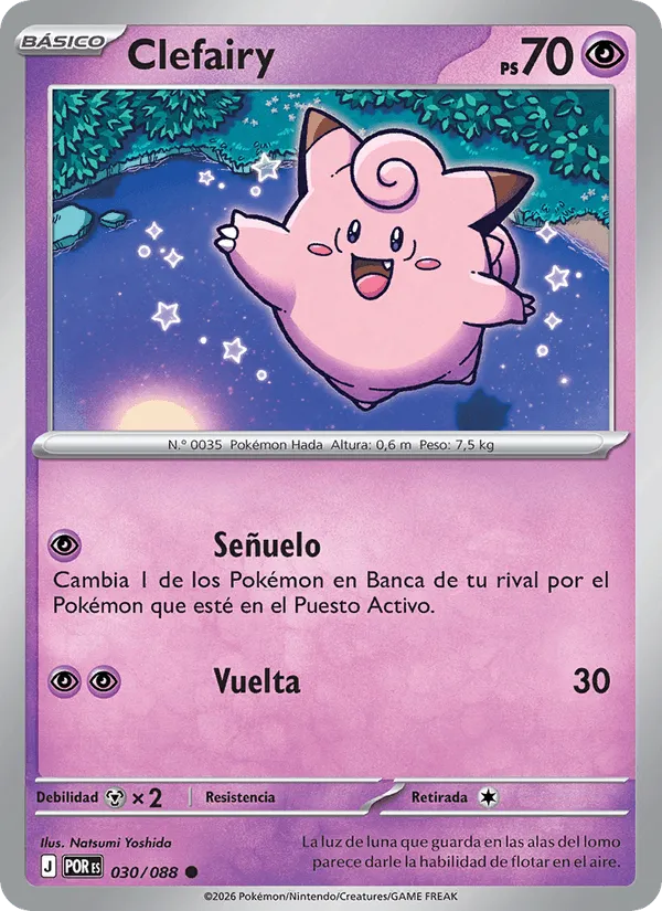 Clefairy · Equilibrio Perfecto 030/88