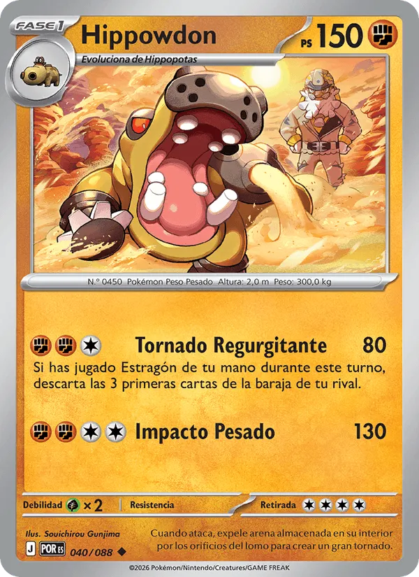 Hippowdon · Equilibrio Perfecto 040/88