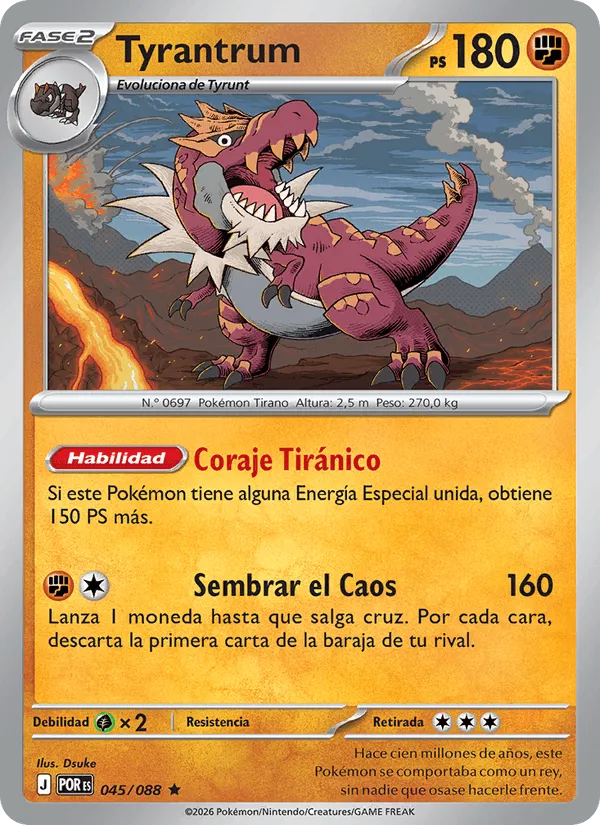 Tyrantrum · Equilibrio Perfecto 045/88