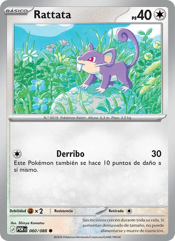 Rattata · Equilibrio Perfecto 060/88
