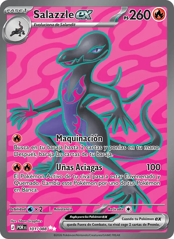 Salazzle ex · Equilibrio Perfecto 101/88