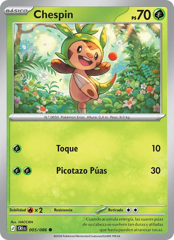 Chespin · Caos Creciente 005/86