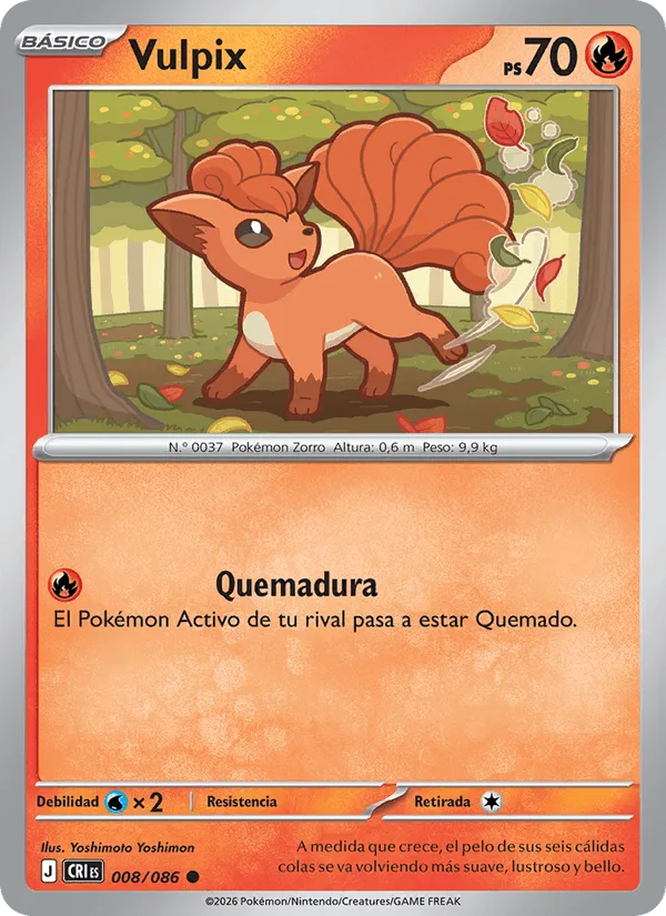 Vulpix · Caos Creciente 008/86