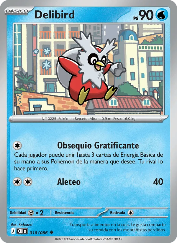 Delibird · Caos Creciente 018/86