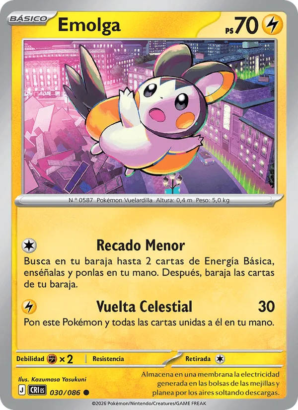 Emolga · Caos Creciente 030/86