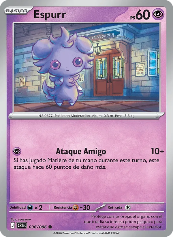Espurr · Caos Creciente 036/86
