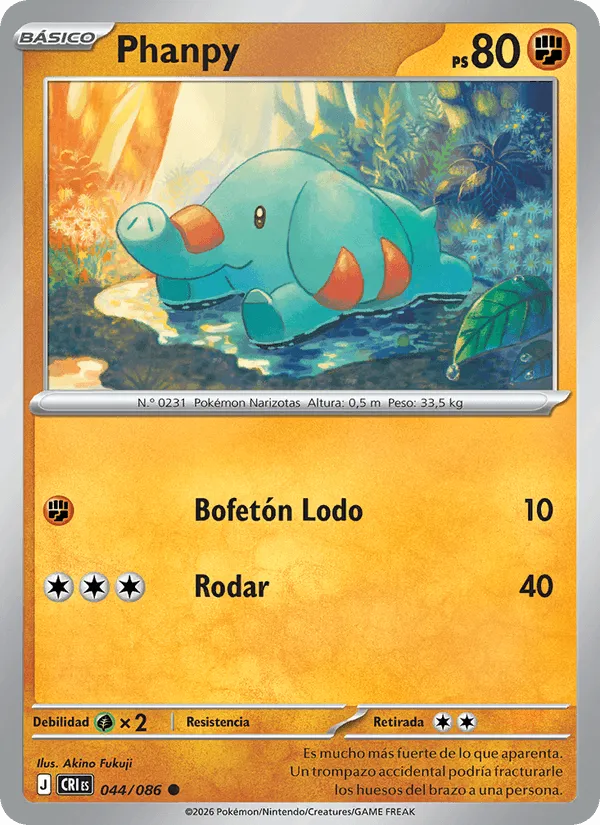Phanpy · Caos Creciente 044/86