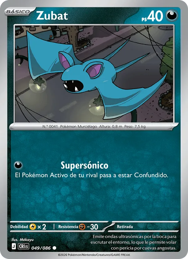 Zubat · Caos Creciente 049/86