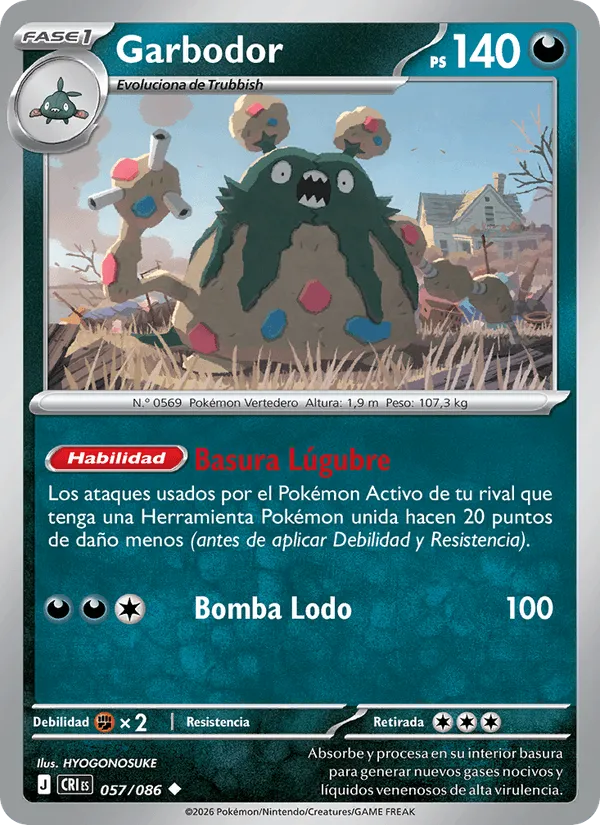 Garbodor · Caos Creciente 057/86