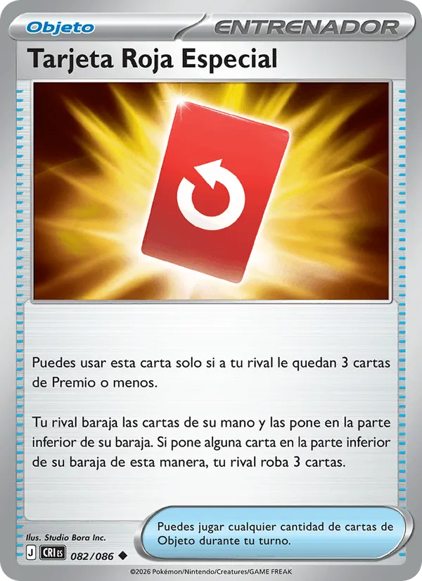 Tarjeta Roja Especial · Caos Creciente 082/86