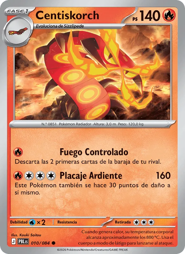 Centiskorch · Oscuridad Absoluta 010/84
