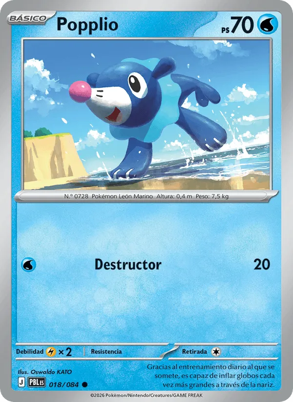 Popplio · Oscuridad Absoluta 018/84