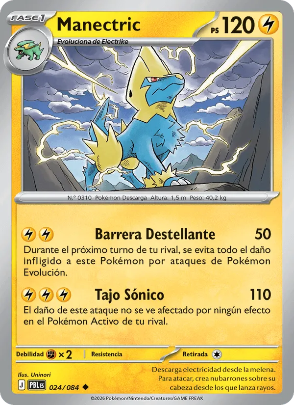 Manectric · Oscuridad Absoluta 024/84