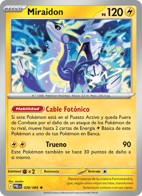 Miraidon · Oscuridad Absoluta 028/84