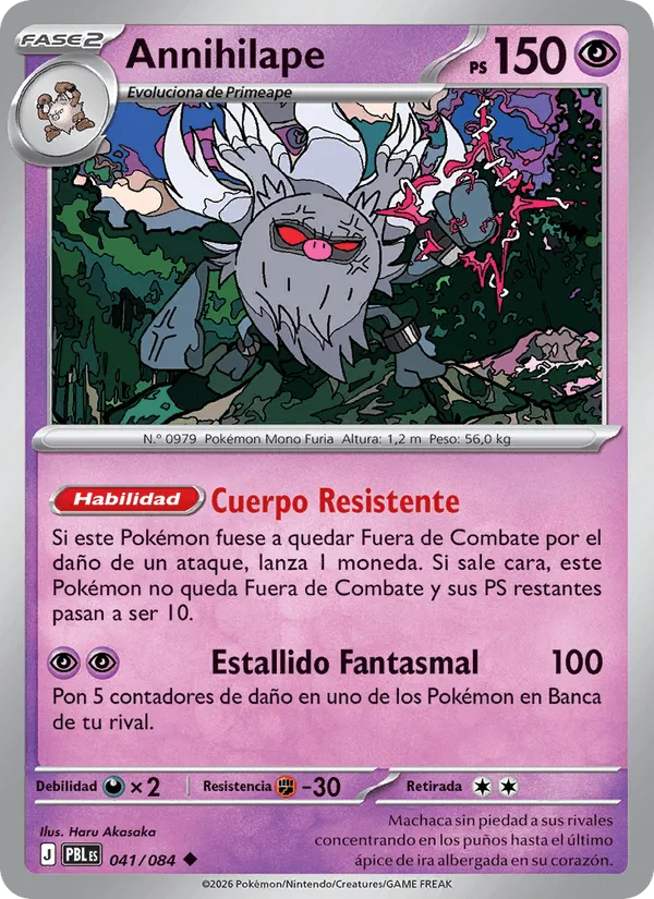 Annihilape · Oscuridad Absoluta 041/84