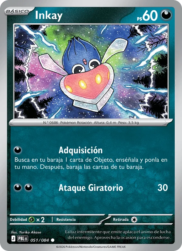 Inkay · Oscuridad Absoluta 051/84