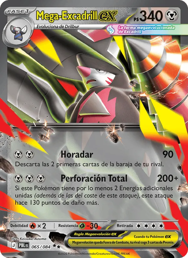 Mega-Excadrill ex · Oscuridad Absoluta 065/84